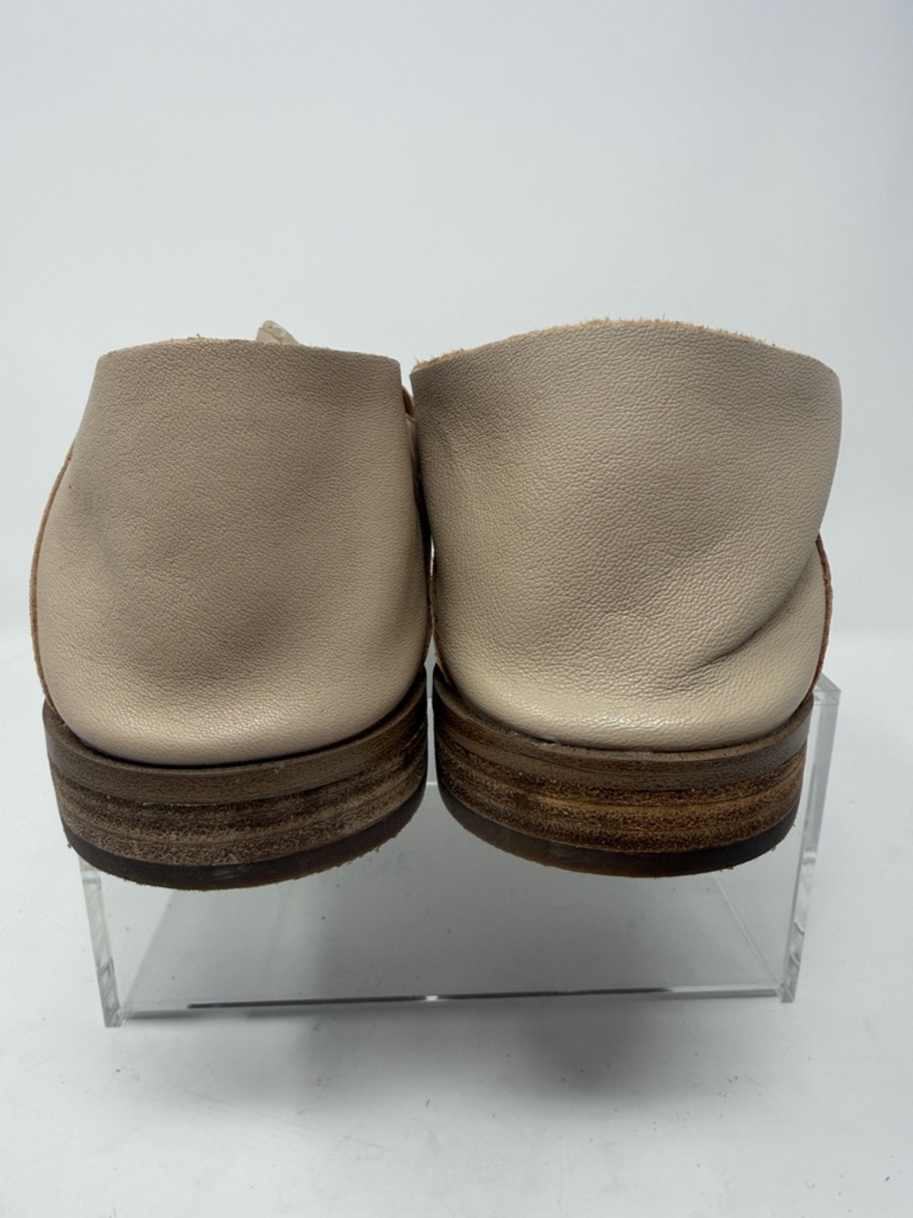 Lucky Brand Abelle Taupe Leather Slip-On Loafers Size 11 - Picture 5 of 7